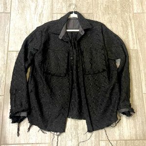 MNML distressed shirt size medium